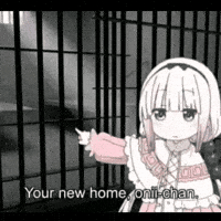 Anime Girl You Belong Here GIF