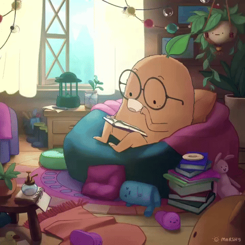 Bean Bag Relaxing GIF