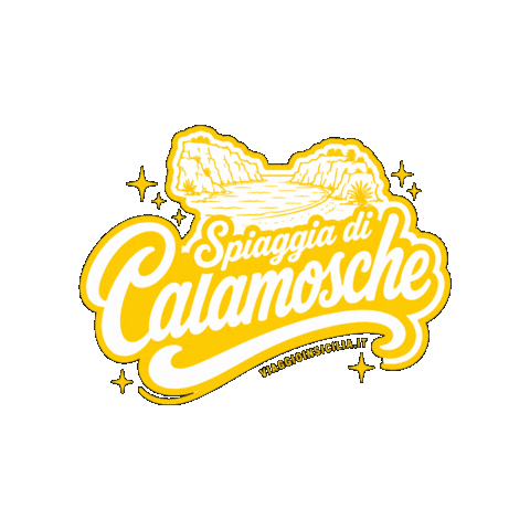 Calamosche Sticker by Viaggio in Sicilia