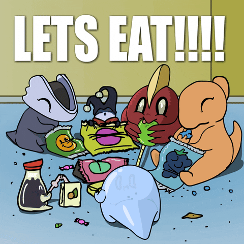 Lets Eat Love GIF by Saku Monsters