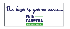 PETE CABRERA Sticker