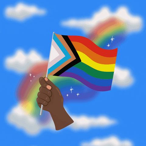 Gay Pride Rainbow GIF by Devon Blow