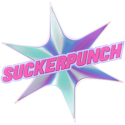 Sucker Punch Sticker by FLETCHER