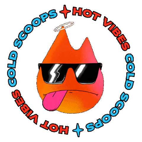 Ice Cream Fire Sticker by Kopitiam Lah