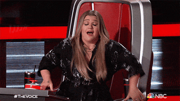 Kelly Clarkson Reaction GIF by The Voice