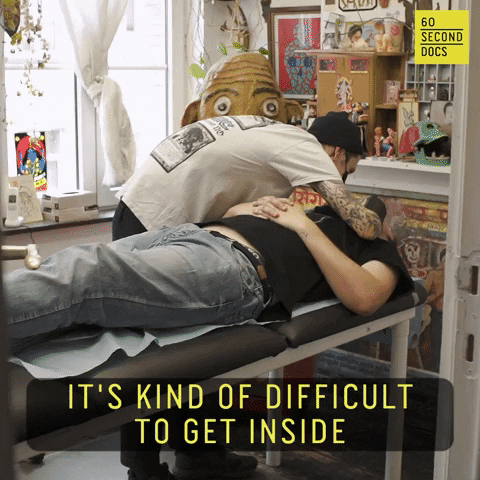 Tattoo Artist Pain GIF by 60 Second Docs