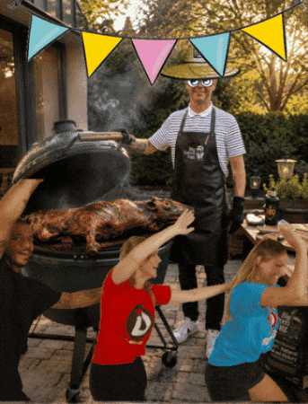 Party Bbq GIF by Nickout