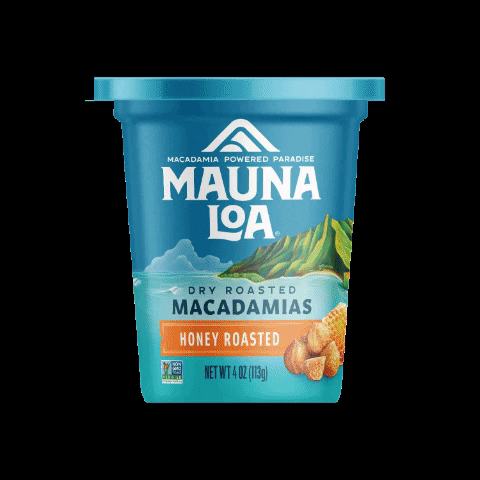 MaunaLoaMacNut sweet snack hawaii nuts GIF