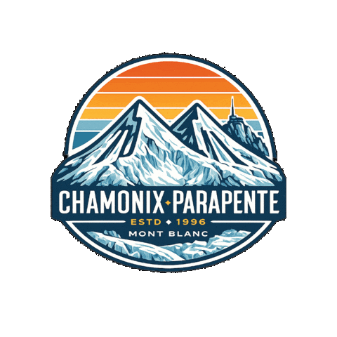 Mountain Paragliding Sticker by ChamonixParapente