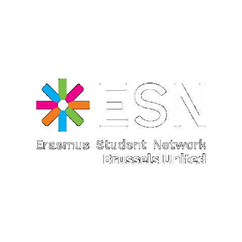 Erasmus Student Network Esn Brussels Sticker by ESN Brussels United - Erasmus Student Network
