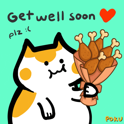 Sick Take Care GIF by Poku Meow