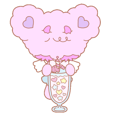 Stay Hydrated Ice Cream Sticker by Lilac's World