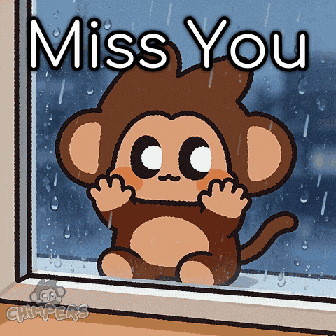 Sad Miss You GIF by Chimpers