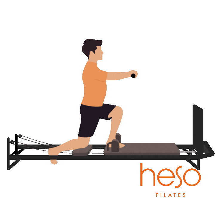 Pilates Reformer Sticker by heso