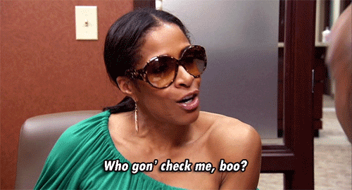 who gon check me boo sheree whitfield GIF by Real housewives of Atlanta