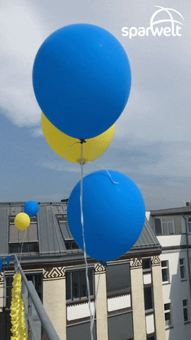 birthday balloon GIF by sparwelt.de