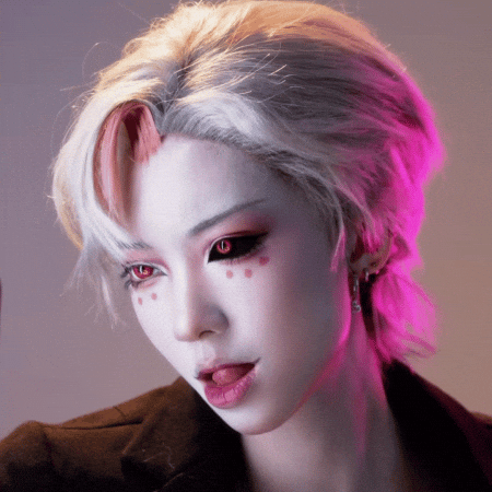 Beautiful Girl Flirting GIF