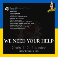 ChrisTDLUkraineSupport help support war ukraine GIF
