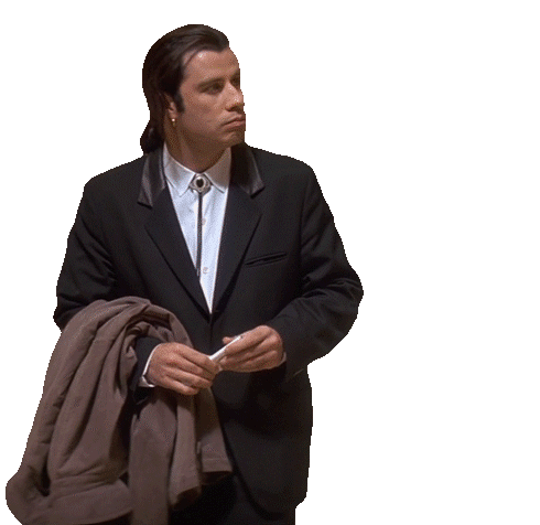 John Travolta Meme Pulp Fiction Gif