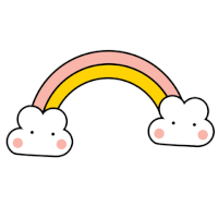 Rainbow Clouds GIF by RACHELJPOWELL.COM - Find & Share on GIPHY