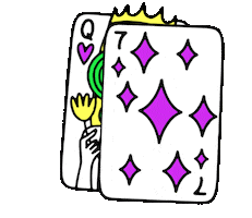 Poker Cards Sticker by Emo Nite