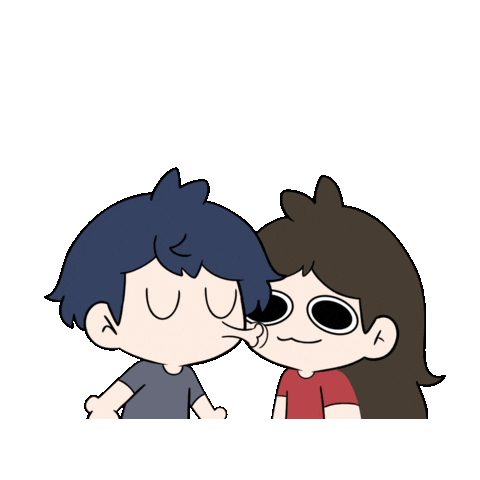 Couple Kiss Sticker