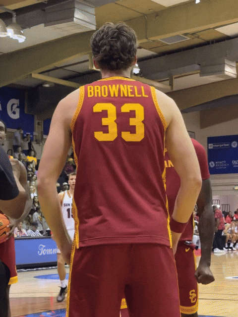 Basketball Hoops GIF by USC Trojans