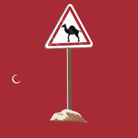 Sign Crossing GIF