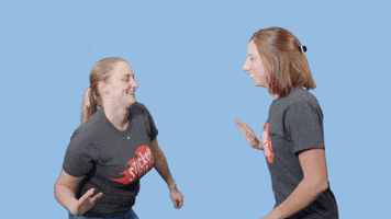 High Five Proud Of You GIF by StickerGiant