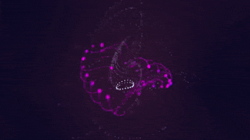 friedpixels animation loop purple motion graphics GIF