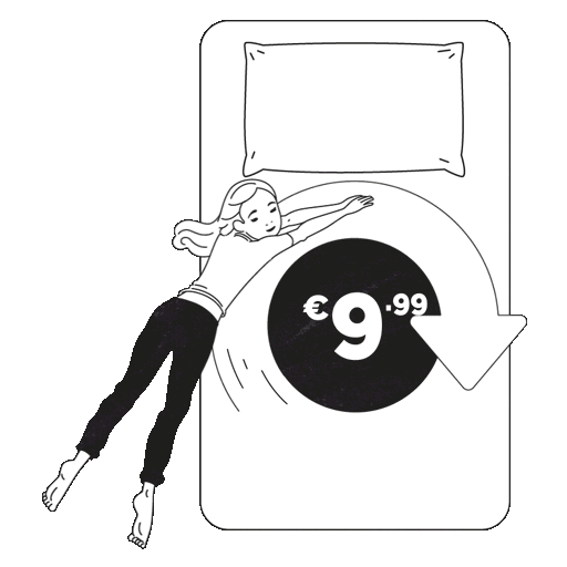 Club 9 sleep service Sticker