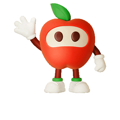 Apple Fruit Sticker by elbe-obst