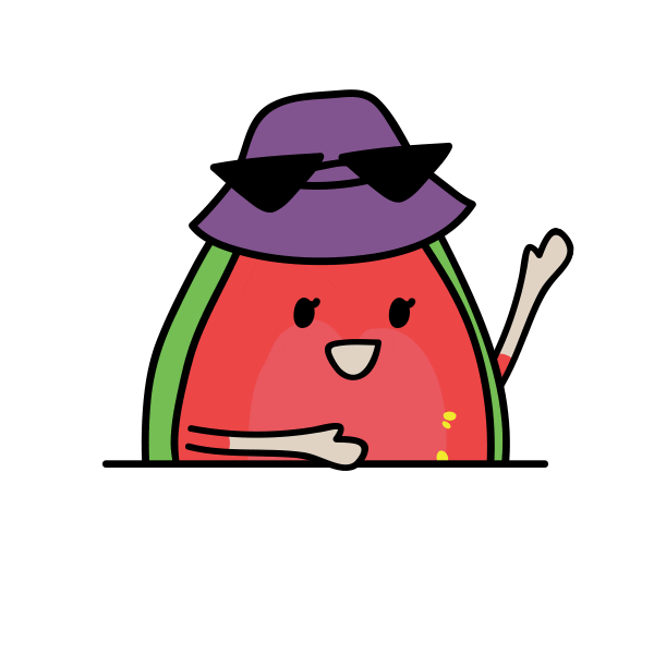 Happy Fun Sticker by Mia Glansie