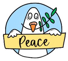 War Cartoon Sticker
