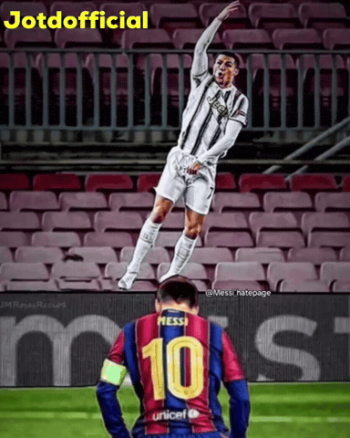 Cristiano Ronaldo Messi GIF