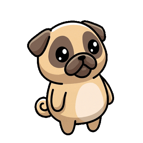 Dog Pray Sticker by Pugs
