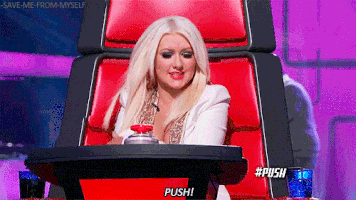 christina aguilera push GIF by The Voice