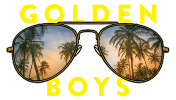 Golden Boy Summer Sticker by Bloomsbury Books