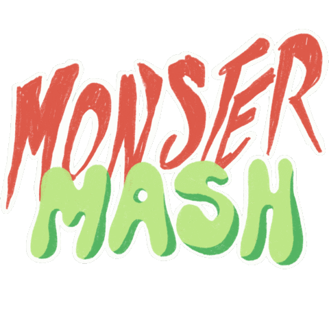 Monster Mash Halloween Sticker by Camille Lorenzo