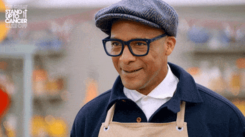Smirk Grin GIF by The Great British Bake Off