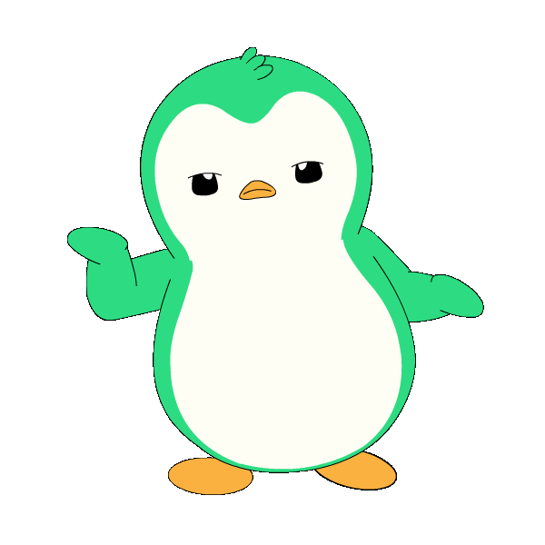 Penguin Sticker by Abster