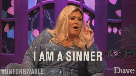 Gemma Collins Sinner GIF - Find & Share on GIPHY