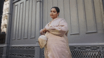 South Asian Sari GIF by South Asian New York Fashion Week