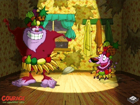 Featured image of post Courage The Cowardly Dog Gif Happy Polish your personal project or design with these courage the cowardly dog transparent png images make it even more personalized and more attractive