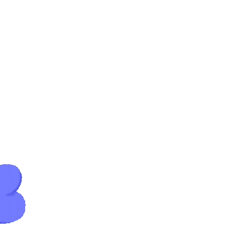 Click Blue Cat Sticker by Lorine Kirk