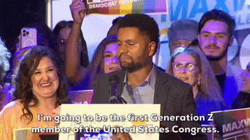 Victory Speech Frost GIF by GIPHY News
