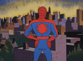 spiderman butt GIF
