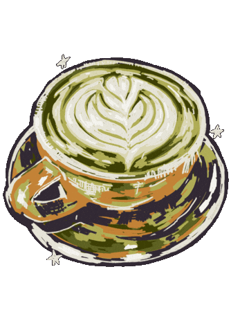 Stars Mug Sticker