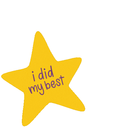 Gold Star Rainbow Sticker by hannah young