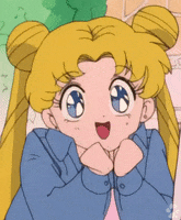 Reaction Sailor Moon animated GIF